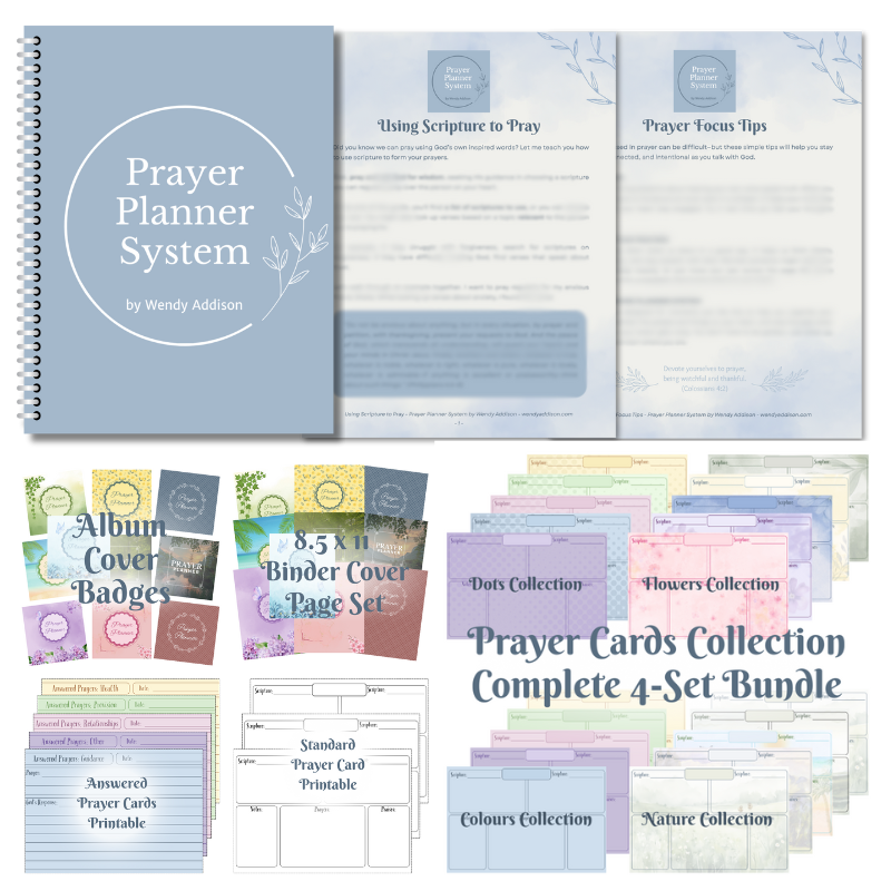Product.PrayerPlannerSystemFull Prayer Planner System